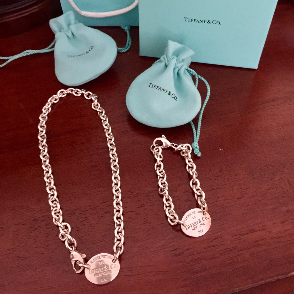 Return To Tiffany Necklace and Bracelet